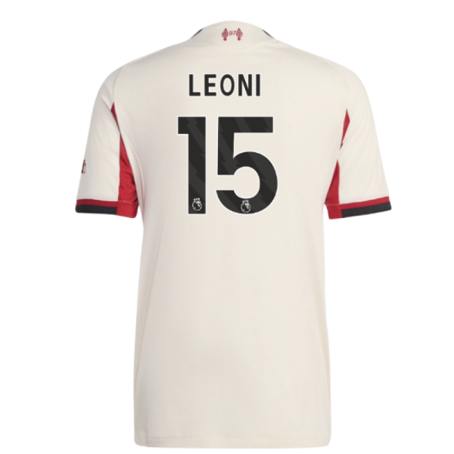 classic 2025-2026 Liverpool Authentic Away Shirt (Womens) (Leoni 15)