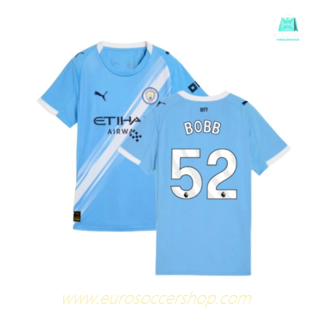 2025-2026 Man City Home Shirt (Womens) (Bobb 52)