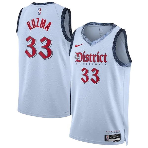 Professional Kyle Kuzma WAS NBA Jersey - Blue - Cost-Effective