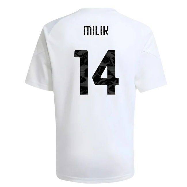 2025-2026 Juve Training Shirt (Kids) (White) Antibacterial