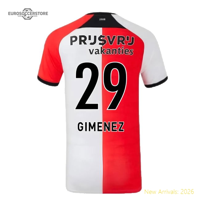 2024-2025 Feyenoord Home Shirt (Kids) (Gimenez 29)