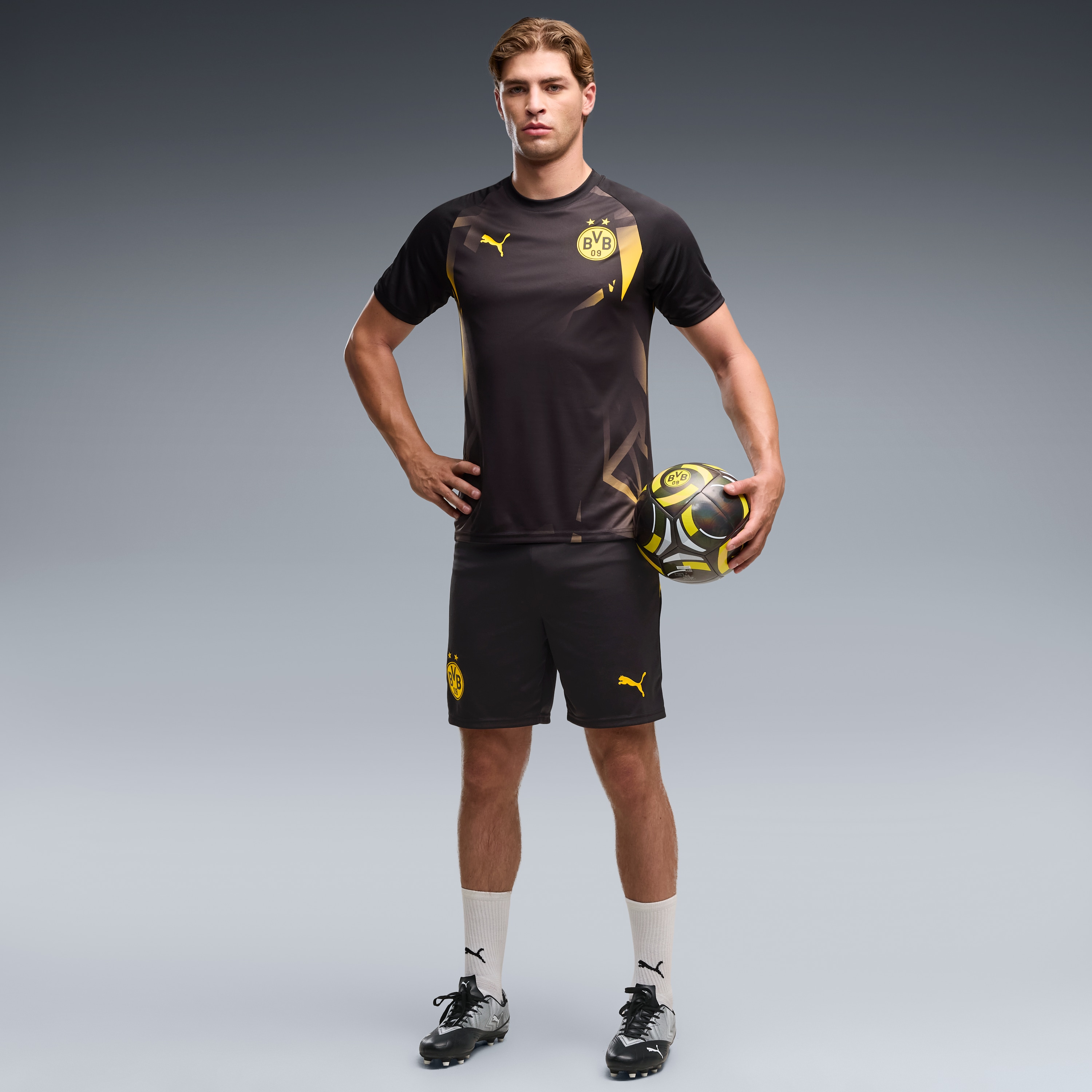 [SJH] Borussia Dortmund 2026/27 Pre-Match Jersey Top - Black