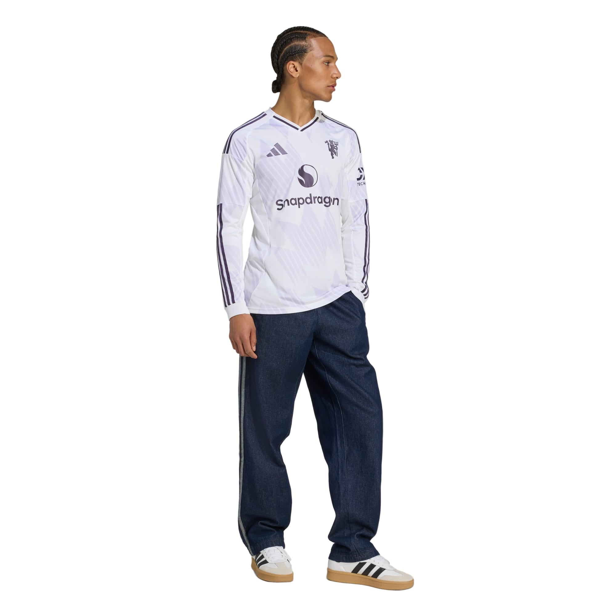 Manchester United Sleeve 2025-2026 UCL Away Jersey – Authentic Shirt