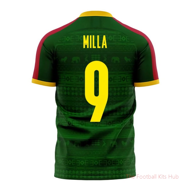 [JED] Cameroon 2025/26 Home Football Kit (Libero) (MILLA 9)