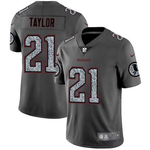 Official NFL Washington Redskins #21 Sean Taylor Red Fashion Jersey