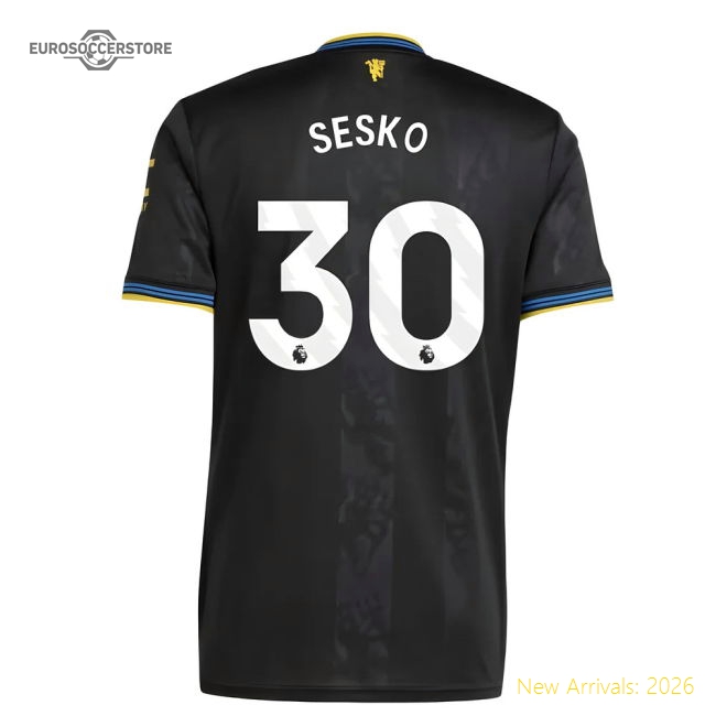 Excellent 2025-2026 Manchester United Third Shirt (sesko 30)