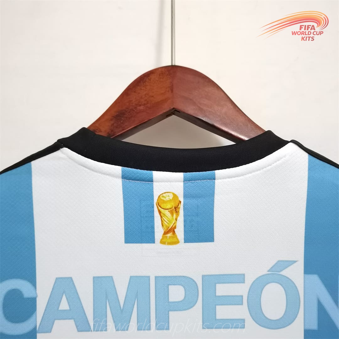Argentina 2022 World Cup Special Champion Football Kit
