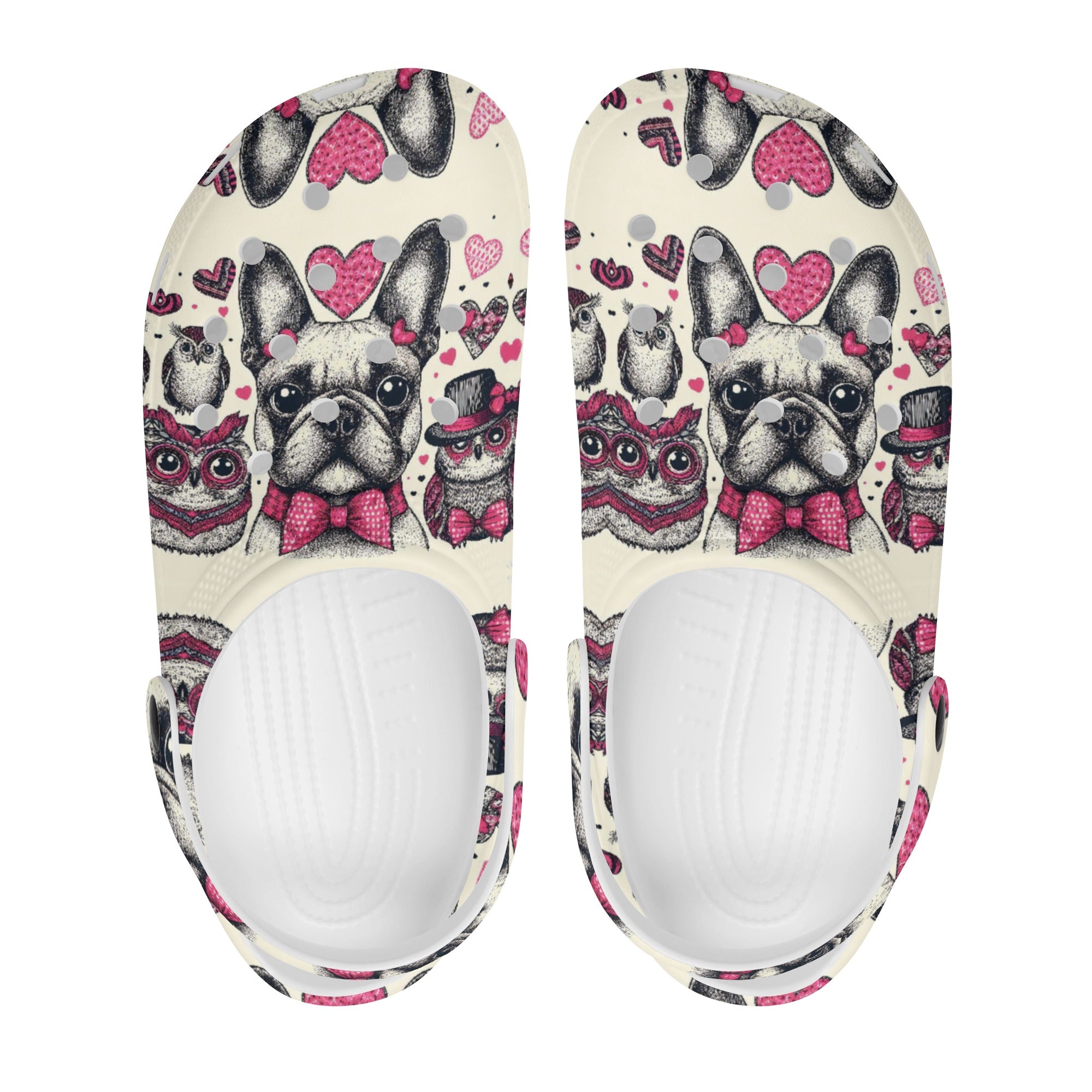 French Bulldog Kona Unisex Clogs Cute Frenchie Essential