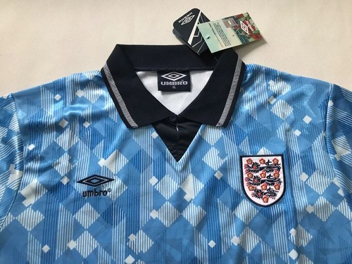 Three Lions England #1990 Elite Performance Intense 1990-1992 Seaso...