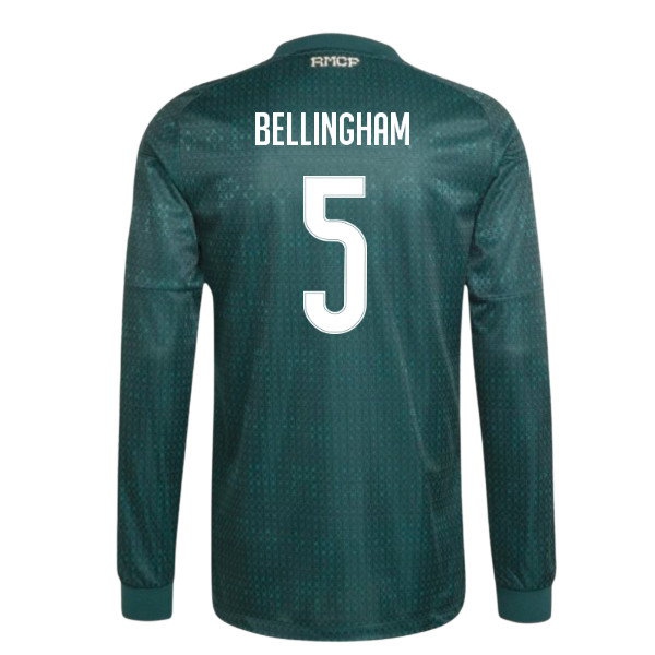 [DDJ] 2026 2027 Real Madrid Long Sleeve Shirt Away Authentic Kit (Bellingham 5)