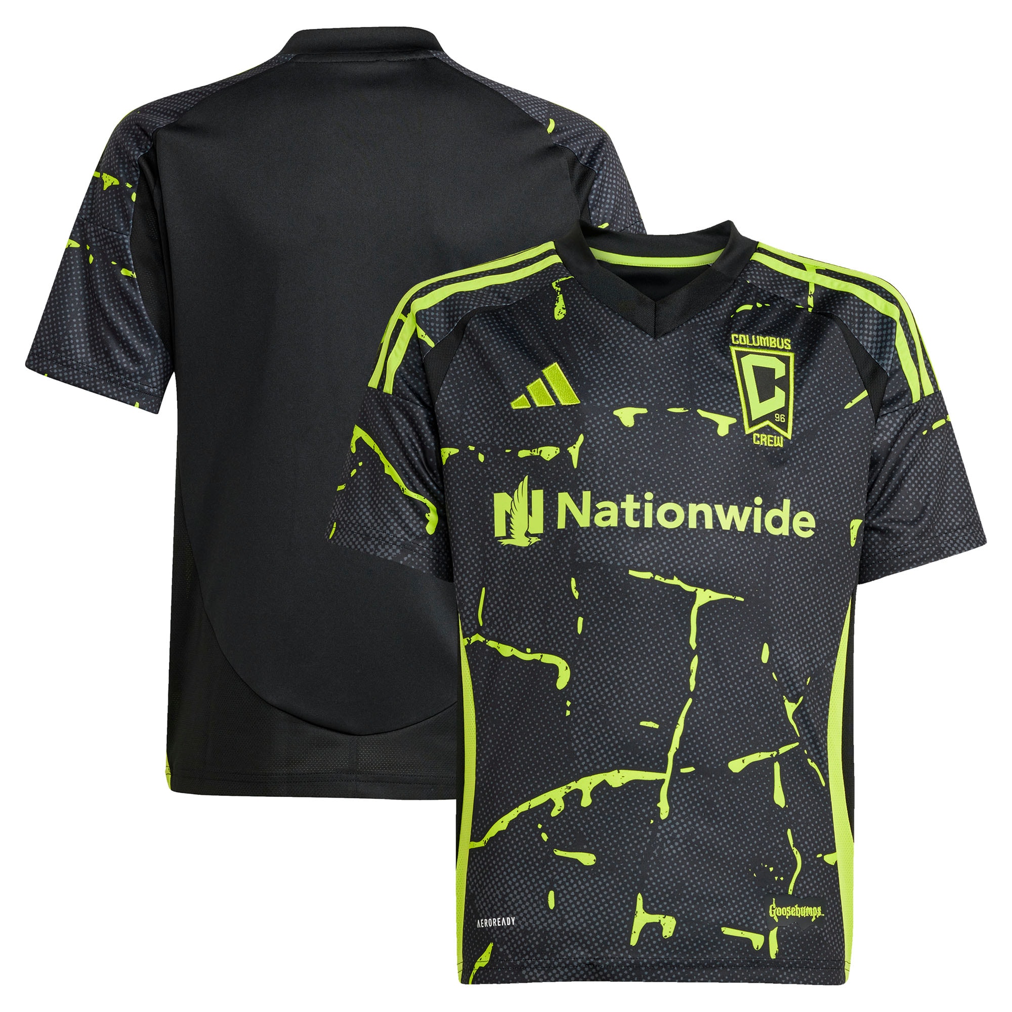 [SJH] Columbus Crew Youth 2025 The Goosebumps Kit Replica Jersey - Black