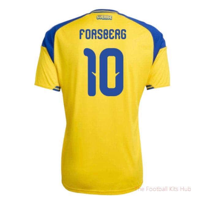 [LK] 2026/27 Sweden Home Shirt (Forsberg 10)