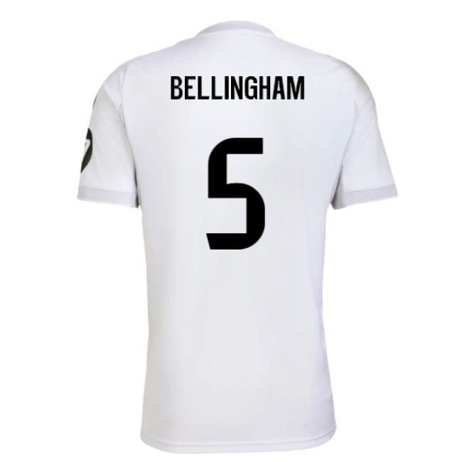 Superior 2025-2026 Real Madrid Home Kit (bellingham 5) - Fan Design