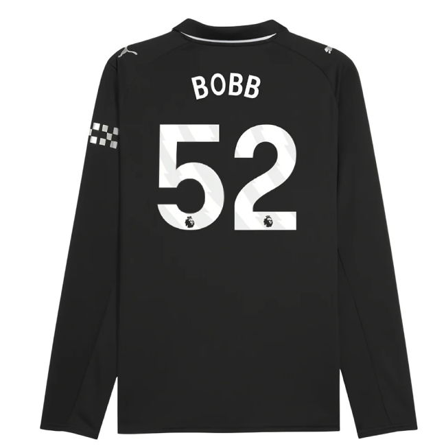 Supporter Grade Man City Away Replica Jersey (Adults) (Bobb 52)