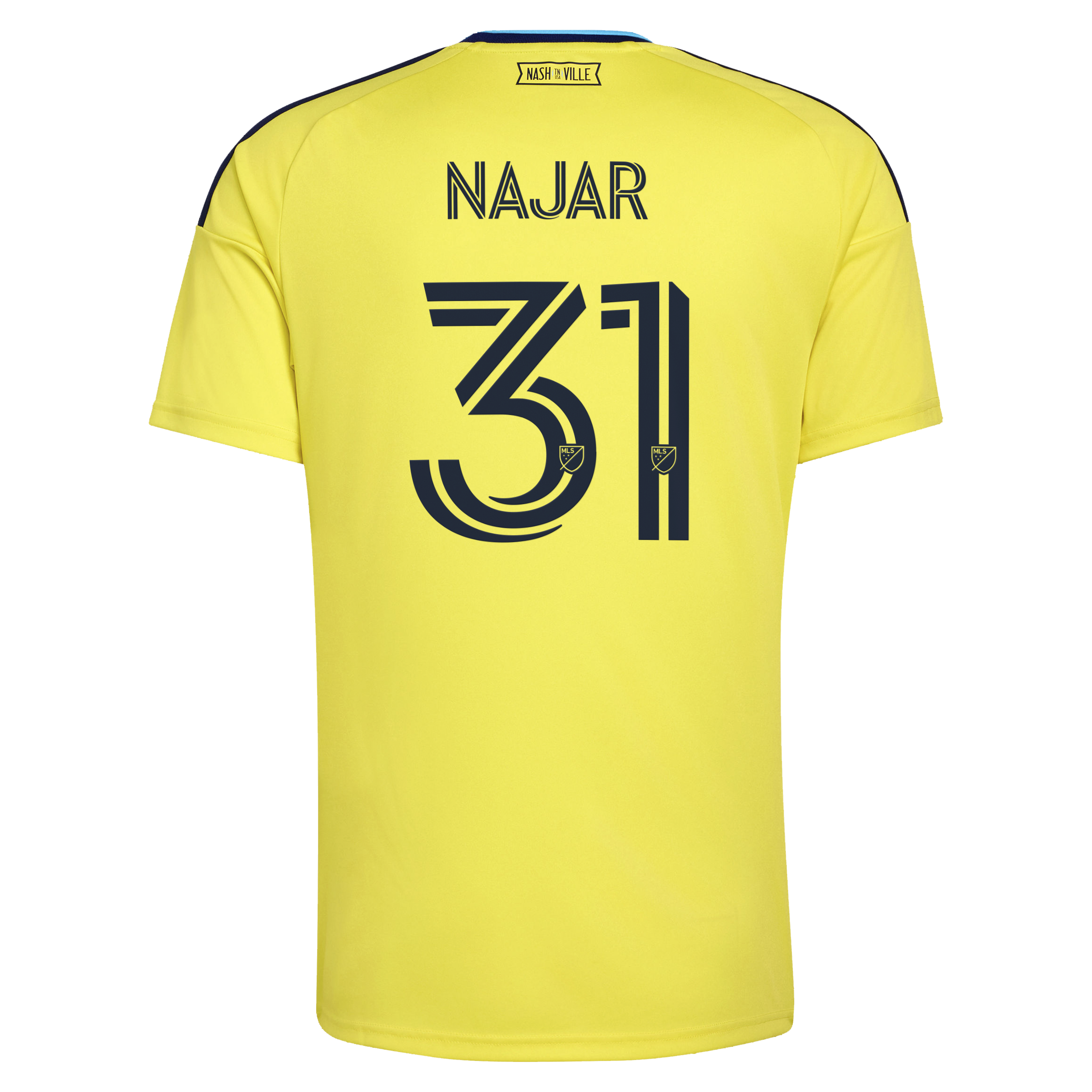 [SJH] Andy Najar Nashville SC 2026 The Reverb Kit Replica Jersey - Yellow
