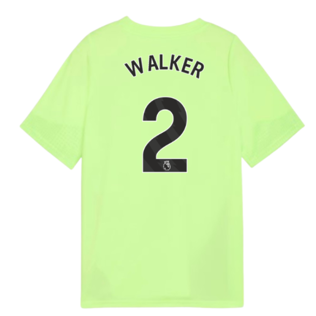 Man City 2025-2026 Jersey (Fizzy Apple) - Kids (Walker 2) (Fizzy Ap...