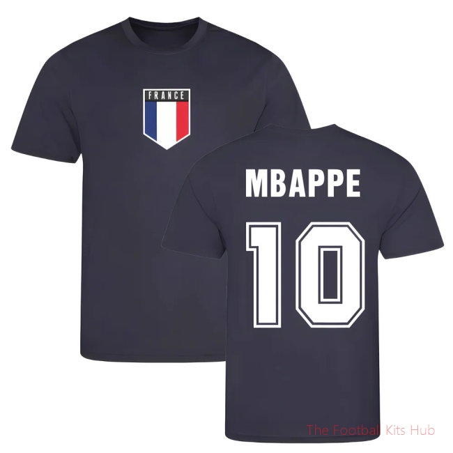 Men Mbappe France Training Jersey (Navy) UEFA Euro