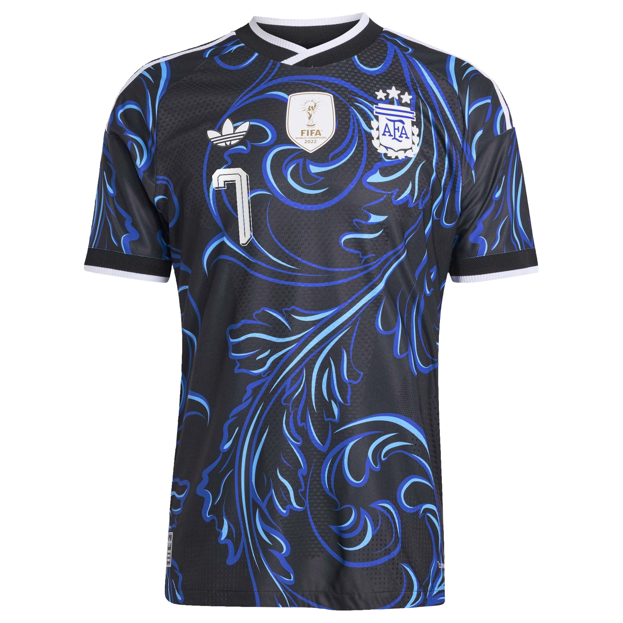 [SJH] Rodrigo De Paul Argentina National Team 2026 Away On-Field Authentic Jersey - Black