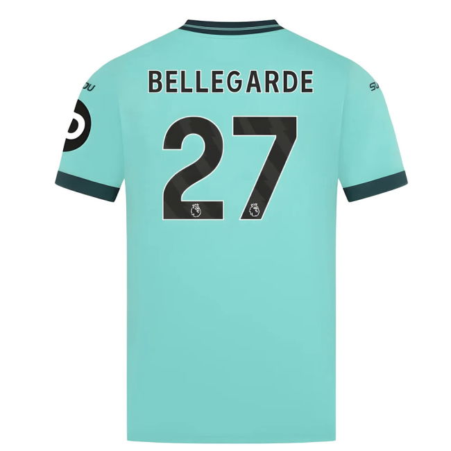 Stretchable 2025-2026 Wolves Away Player Issue Official Bellegard#297