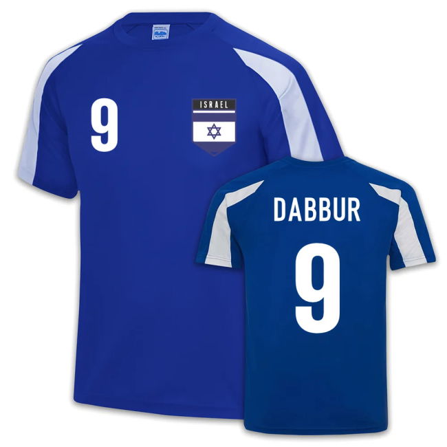 Israel Sports Training Jersey (Dabbur 9) Netherlands Quality