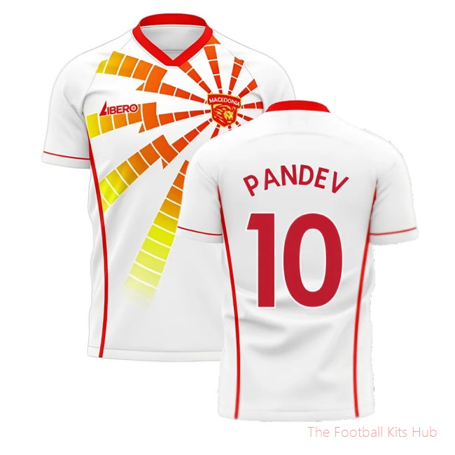 [EFS] North Macedonia 2025/26 Away Shirt (Libero) (Pandev 10)