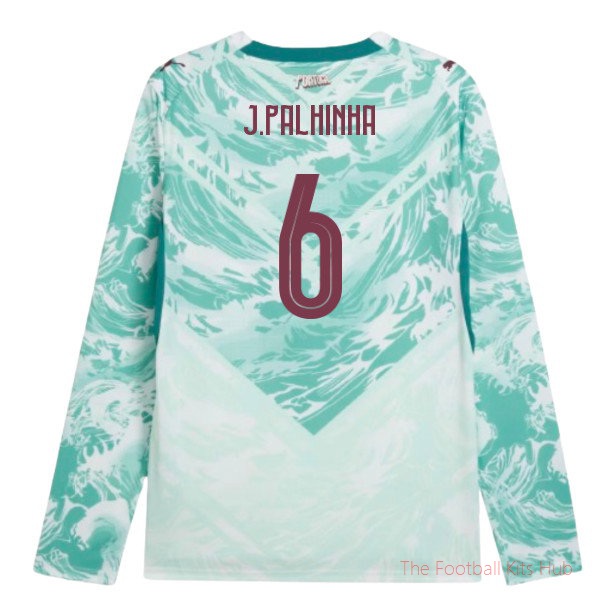 2026-2027 Portugal Long Sleeves Away Shirt (J.Palhinha 6)