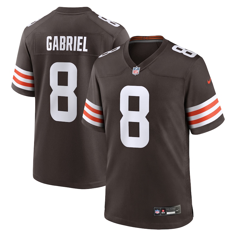 None Dillon Gabriel CLE Browns Sleek Elite Jersey Game Day Wear