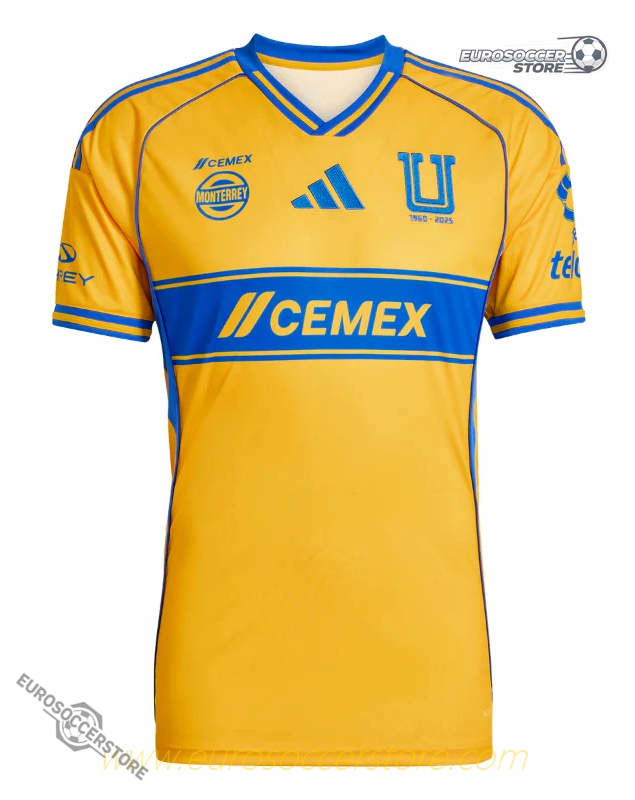 Tigres UANL Home Football Jersey for the 25-26 Season
