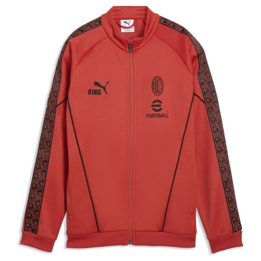 Milan Jacket King Anthem - Red Fire/PUMA Black Kids