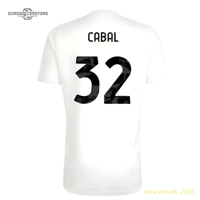 2025-2026 Juve Training Tee (white) (cabal 32) - Match Quality