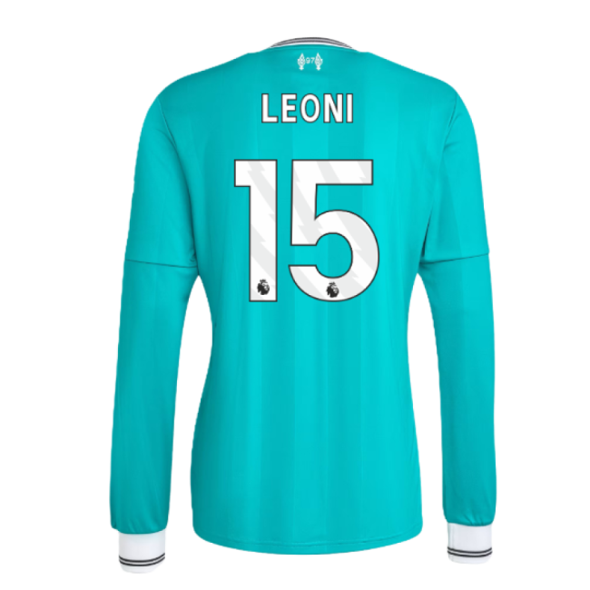Leoni 15 New Liverpool Third Match Shirt 2025-2026