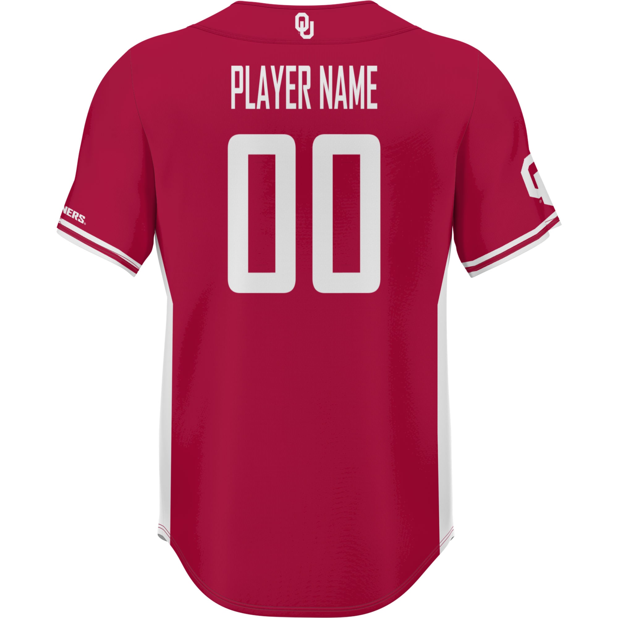 [NJP] Oklahoma Sooners GameDay Greats NIL Pick-A-Player Lightweight Baseball Jersey - Crimson