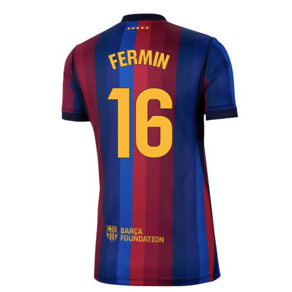 [DDJ] 2026-2027 Barcelona Home Shirt (Womens) (Fermin 16)