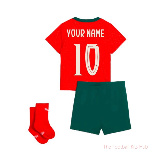 Supporters Elite Portugal 2025-2026 Home Baby Kit (Your Name)