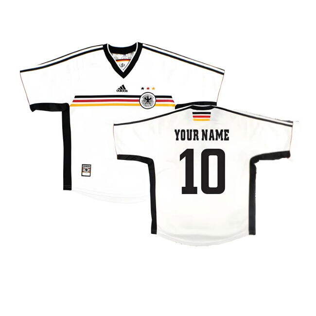 Exquisite Germany 1998-00 Home Shirt ((Very Good) L) (Your Name) Cute
