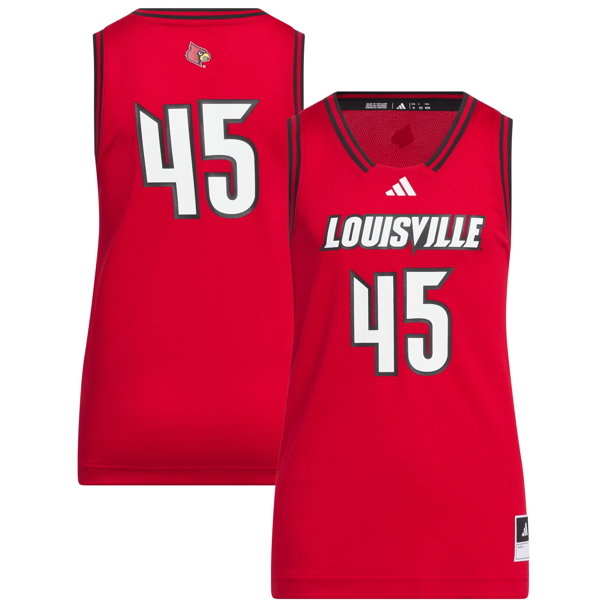 [NJP] Louisville Cardinals Youth Replica Swingman Jersey - Red