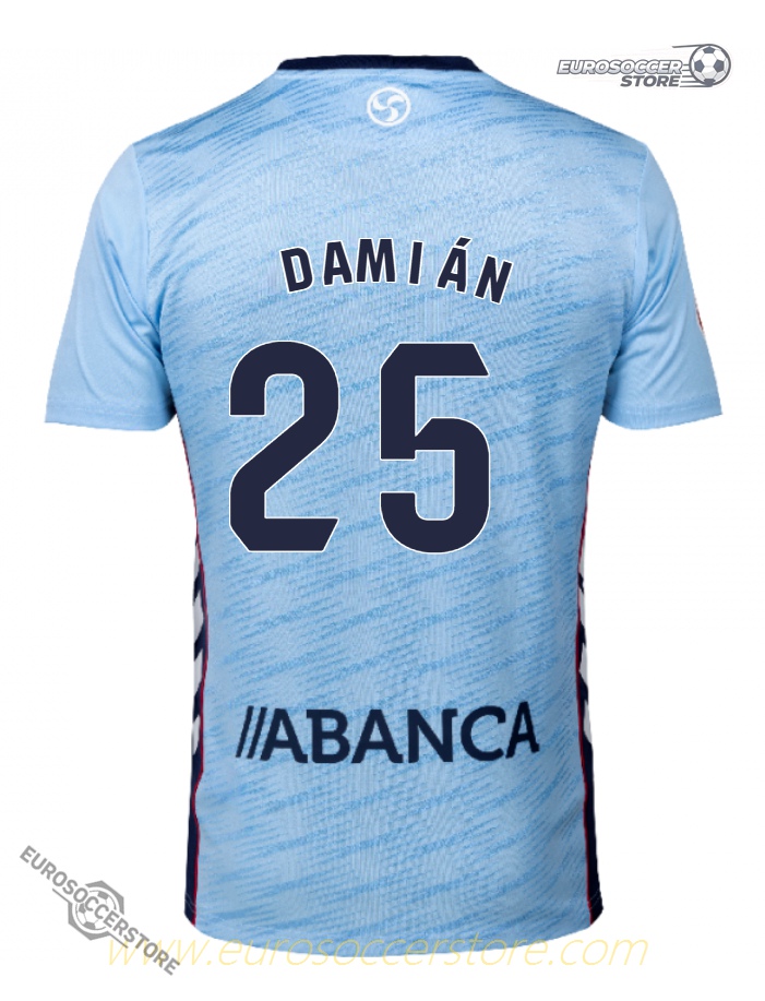DAMIÁN 25 RC Celta Home Jersey for the 25-26 Season