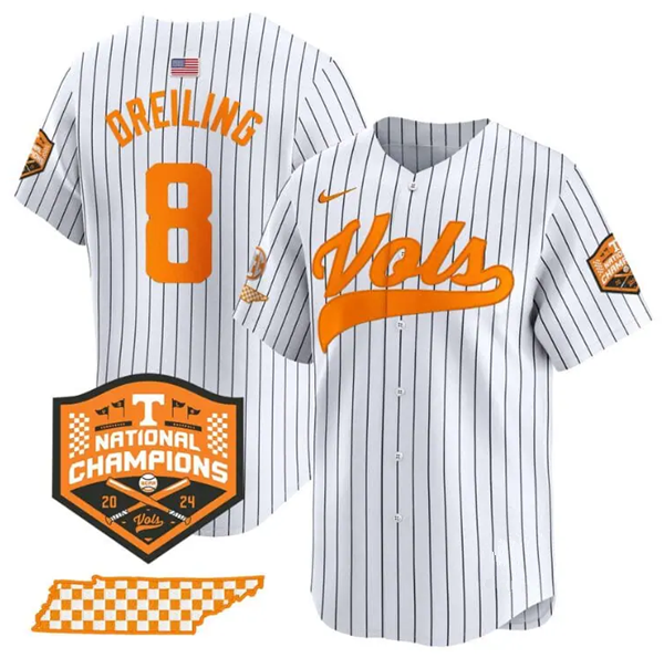 Men's None Game 2024 official Dylan Dreiling #8 stitched Jersey