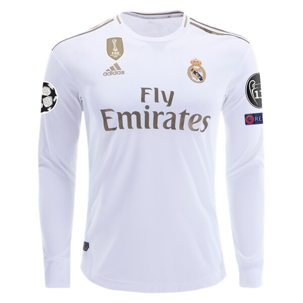 Eden Hazard Real Madrid Home 2019-20 LS Soccer Jersey Shirt - Hazard
