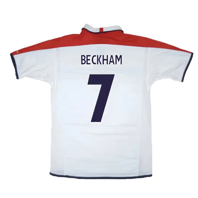 Match Worn Style England Home Elite Kit 2003-2004 (Beckham 7)