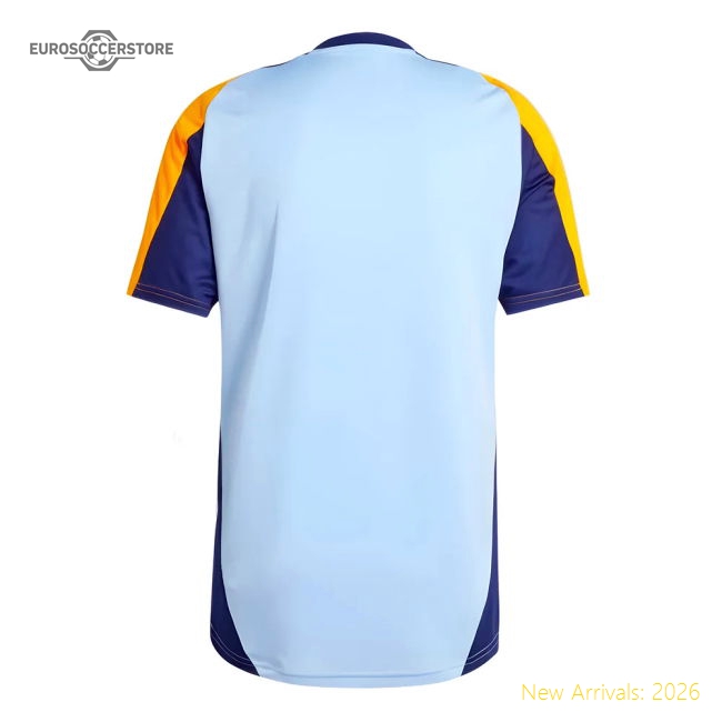 2024-2025 Real Madrid Training Shirt (glow Blue) - Great Value