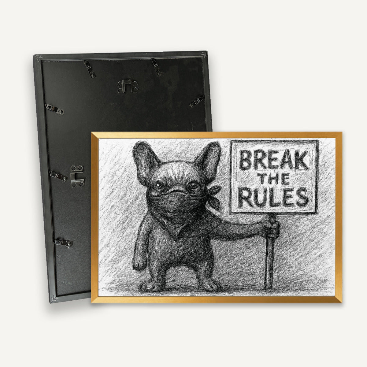 Squishy - Framed poster • Wall Decoration