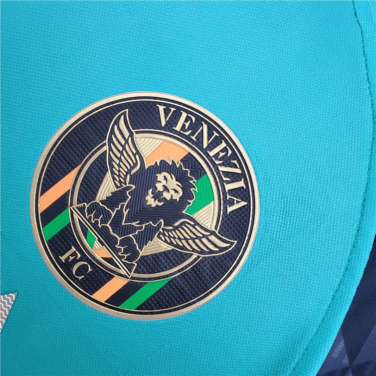 Official Venezia FC 21-22 Goalkeeper Blue Soccer Jersey Football Shirt