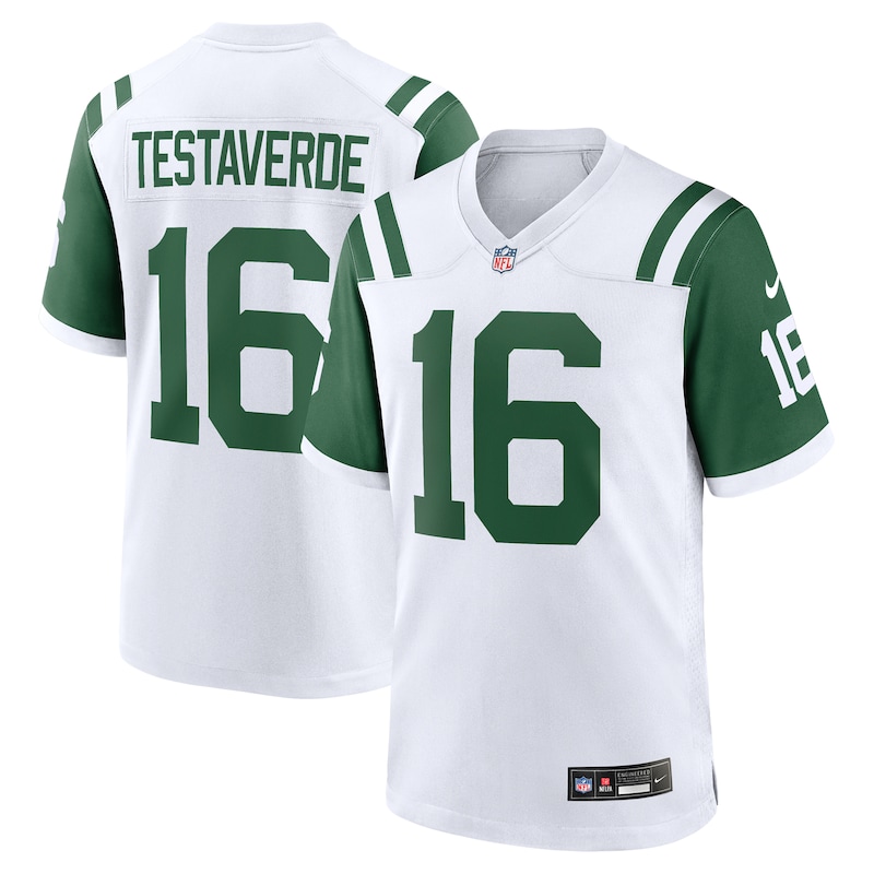 None Vinny Testaverde New York Jets Fan Favorite Team Game Jersey