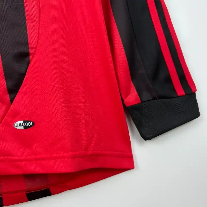 Cheap 2007-2008 Long Sleeve AC Milan Jersey retro kit
