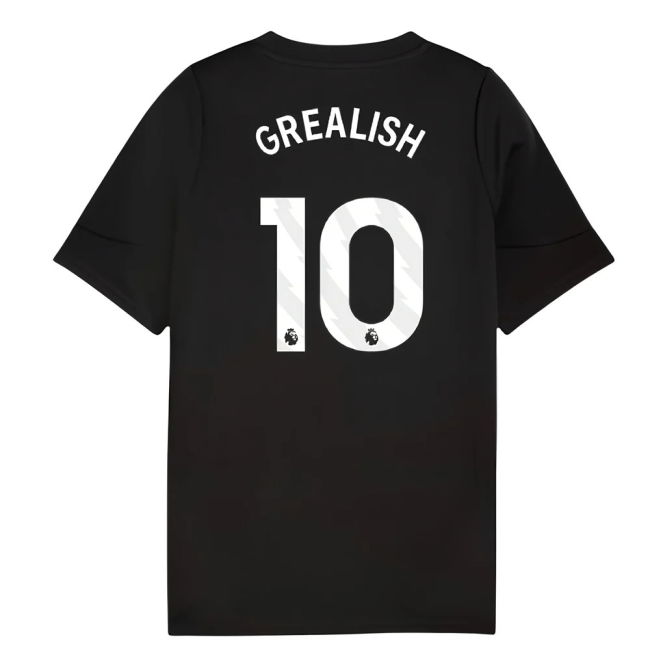 2025-20 Man City Training Soccer Shirt Grealish #10 L M S Kids