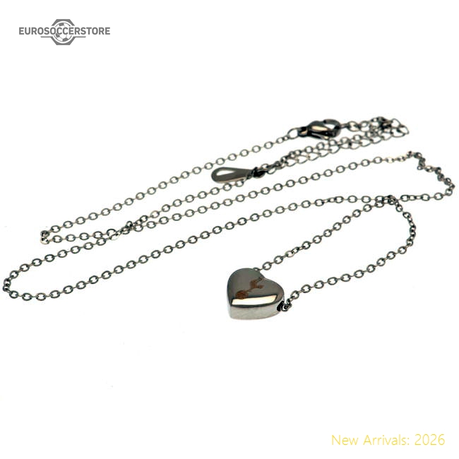 Exceptional Spurs Hotspur Fc Stainless Steel Heart Necklace