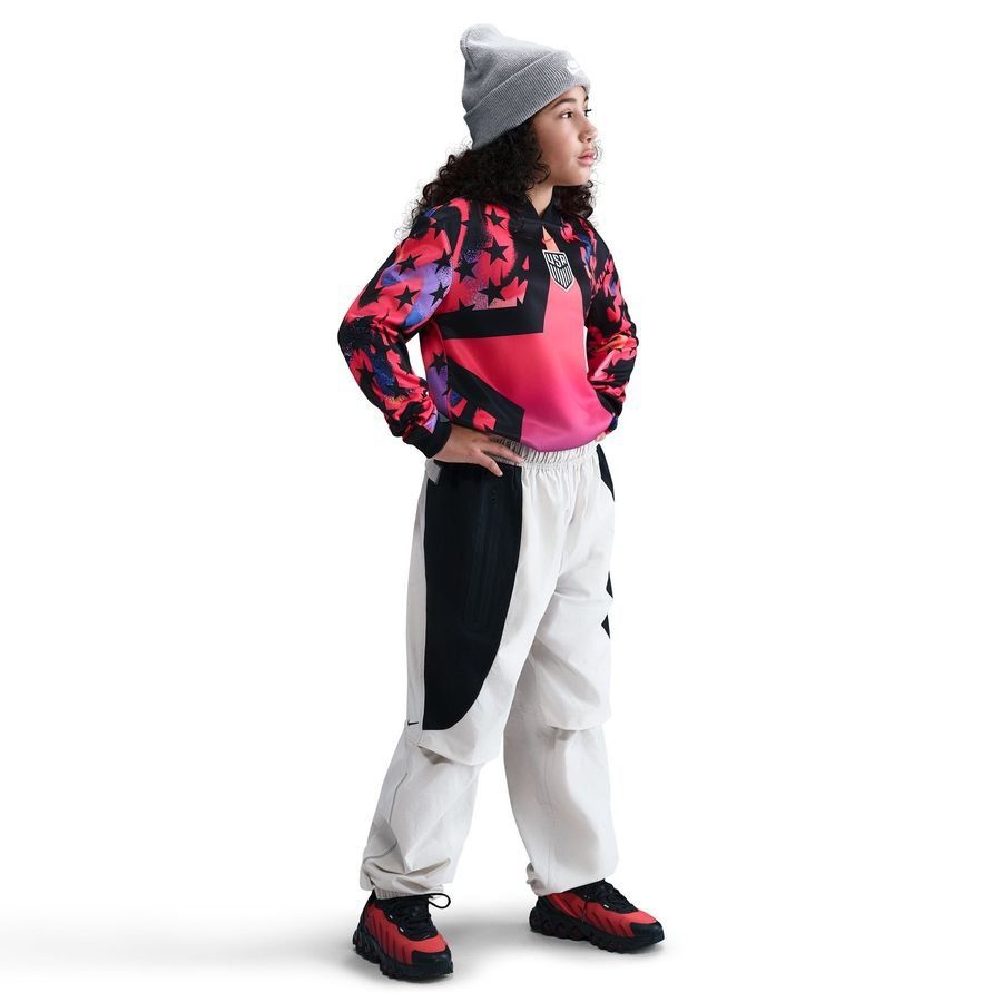 [EFKS] USA Hollywood Goalkeepers Bright Crimson/Black Goalkeeper Kids Apparel