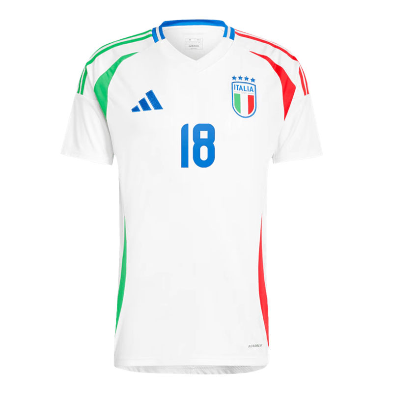 UEFA Euro 2024 Italy Away Shirt BARELLA 18 - Official Replica 26641
