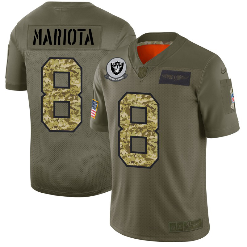 NFL O R Raiders #8 Marcus Mariota Team Color Limited Je-v8